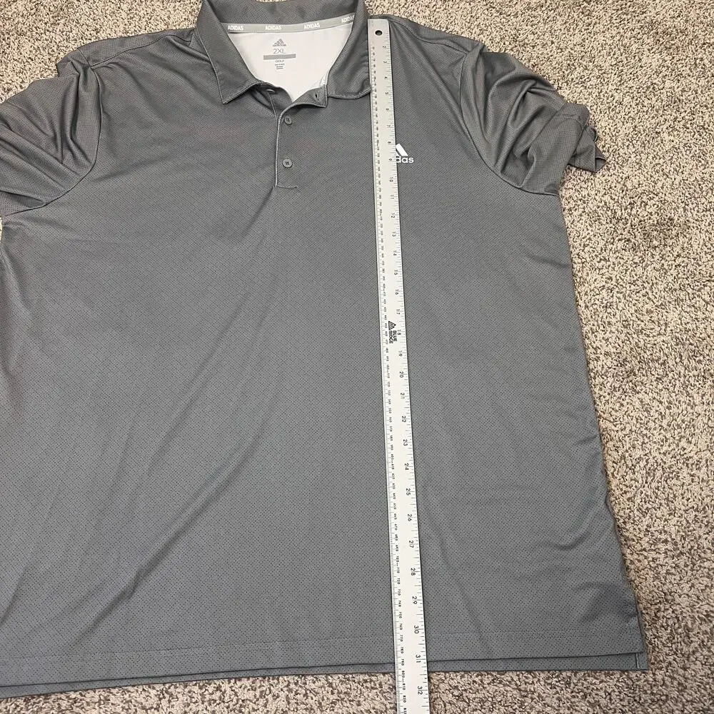 Adidas Mens 2XL Golf Dadcore Sportswear Minimalist Performance Polo Shirt Top